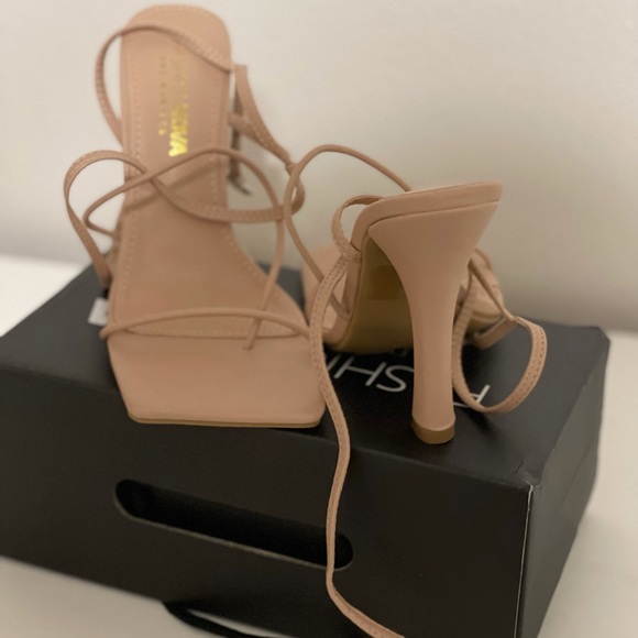 Fashion Nova Nude Heels - Picture 2 of 2